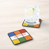 1980年代パズルキューブゲームパーソナライズされた玩具 コースター (右側)