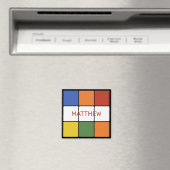 1980年代パズルキューブゲームパーソナライズされた玩具 マグネット (インサイチュ (食洗機))