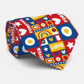 1980年代フォーエバーラブアーポップ・アートのトデザインネクタイ ネクタイ (ロール)