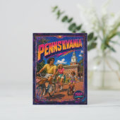 1980年代ペンシルベニアポストカード 80年代レトロ ポストカード (スタンド正面)
