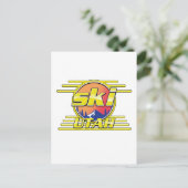 1980年代ユタ・スキーのロゴ ポストカード (スタンド正面)