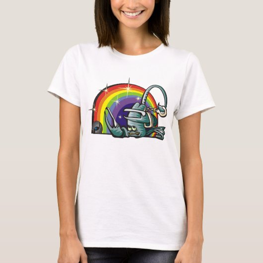 1980年代レインボーと蠍座スコーピオン Tシャツ (正面)