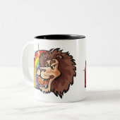 1980年代レオ・ライオンとの虹 ツートーンマグカップ (正面左)