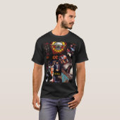 1980年代ロックバンドコラージュ Tシャツ (正面フル)