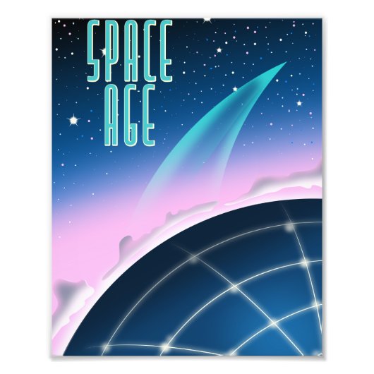1980年代宇宙開発ポスター フォトプリント            (正面)
