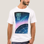 1980年代宇宙開発ポスター Tシャツ (正面)