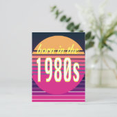 1980年代生まれ、ミレニアル世代、ジェネレーションX、生年月日 ポストカード (スタンド正面)