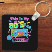 1980年代80年代コスチュームパーティー キーホルダー (裏面)