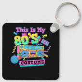 1980年代80年代コスチュームパーティー キーホルダー (裏面)