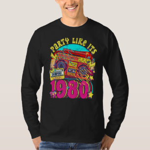 1980年代80年代90年代のコスチュームレトロヴィンテージのようなパーティー Tシャツ