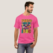 1980年代80年代90年代レトロヴィンテージ白Di Tシャツ (正面フル)
