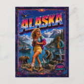 1980年代 アラスカ ポストカード 80年代 レトロ (正面)