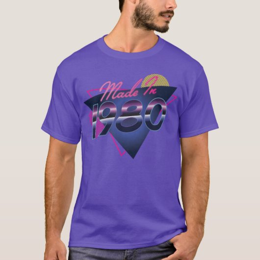 1980年代 レトロ ヴィンテージ ファッション Tシャツ (正面)