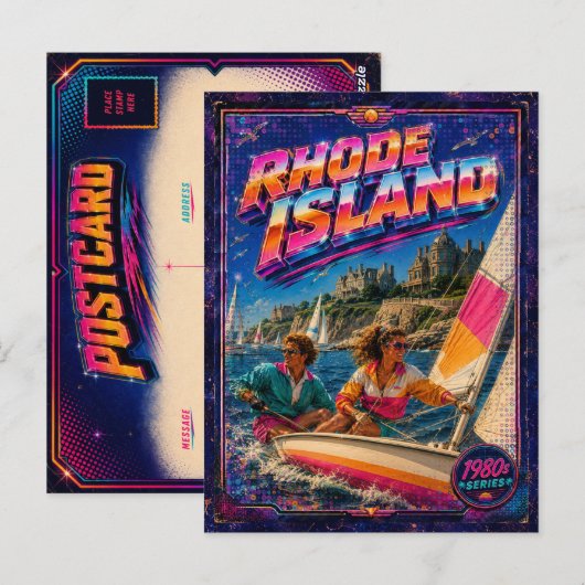 1980年代 ロードアイランド ポストカード 80年代 レトロ (正面/裏面)