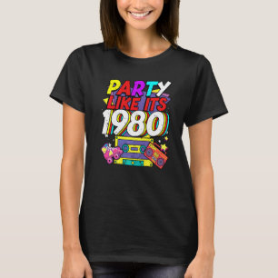 1980年代 80年代 90年代 レトロ ヴィンテージ 白いディスコパーティーのように Tシャツ