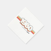 1980年伝説の誕生 スタンダードカクテルナプキン (角)