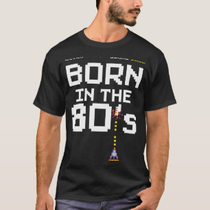 1980年生まれ80年代のレトロ・アーケード誕生田ヴィンテージ Tシャツ