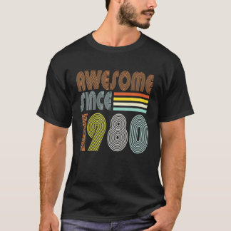 1980年素晴らしから42番目の誕生日レトロ男性へWom Tシャツ