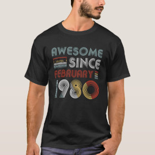 1980年2月の第39誕生日以来素晴らしいヴィンテージ Tシャツ