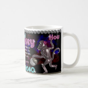 1980年2040年に生まれる金属猿 コーヒーマグカップ