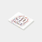 1980年40歳生まれ誕生日ギフト40歳 ポストイット (アングル)