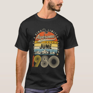 1980年6月43日43 Tシャツ