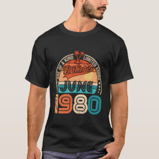 1980年6月43日 Tシャツ