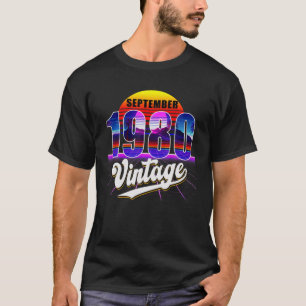 1980年9月レトロ第41誕生日気化波40年代 Tシャツ