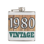 1980生まれ年のフラスコ フラスク (正面)