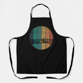 1980生まれ年のヴィンテージ エプロン (正面)