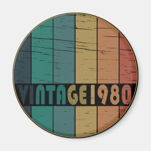 1980生まれ年のヴィンテージ マグネット