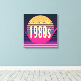 1980生まれ年代、ミレニアル世代、X世代、誕生年 キャンバスプリント