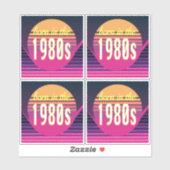 1980生まれ年代、ミレニアル世代、X世代、誕生年 シール (シート)