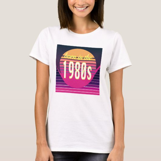 1980生まれ年代、ミレニアル世代、X世代、誕生年 Tシャツ (正面)