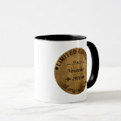 1980生まれ年11月のヴィンテージ誕生日 マグカップ (正面右)