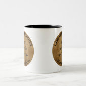 1980生まれ年9月のヴィンテージ ツートーンマグカップ (中央)