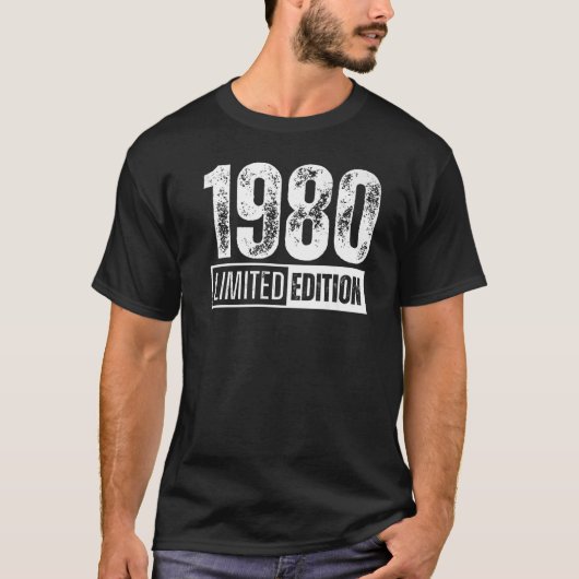 1980生まれ年 Tシャツ (正面)