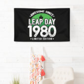 1980素晴らし年閏年日以後2月29誕生日 横断幕 (インサイチュ)