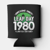 1980素晴らし年閏年日以後2月29誕生日 缶クーラー (裏面)