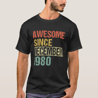 1980素晴らし年12月41誕生日以来 Tシャツ