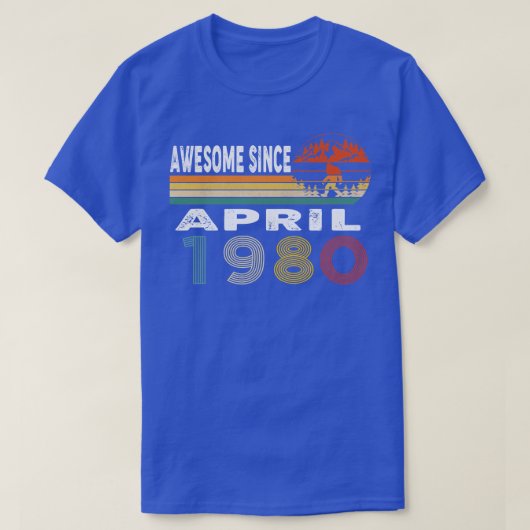 1980素晴らし年4月以降 Tシャツ (デザイン正面)