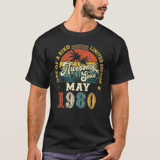 1980素晴らし年5月ヴィンテージ42誕生日以降 Tシャツ