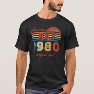 1980素晴らし年7月オリジナル部以降 Tシャツ