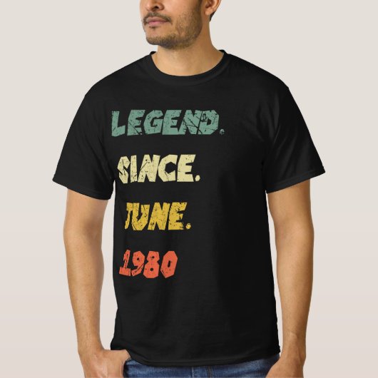 1980.ギフトシャツ伝説1980年6月より。シャツ Tシャツ (正面)