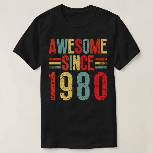 1980 素晴らし 29年以降 Tシャツ (デザイン正面)