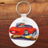 1980-82コルベット・レッドカー キーホルダー (正面)