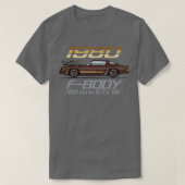 1980 FBodyブラウン Tシャツ (デザイン正面)