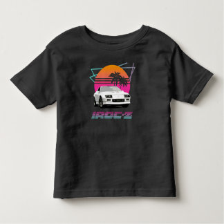 1980_sレトロ波形シェヴィカマロIROC-Z トドラーTシャツ
