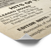 1980 Stethoscope Times for Nurse Retirement Party  ポスター (角)