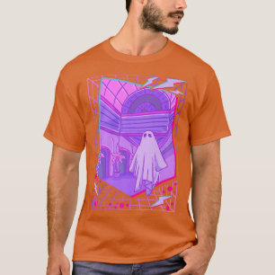 1980sのVaporwave幽霊シート幽霊美的レトロ Tシャツ